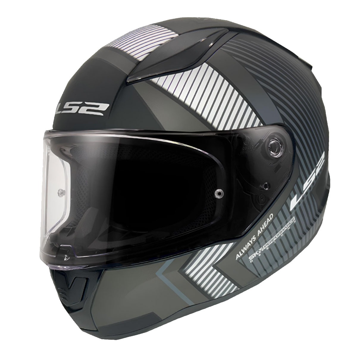 Ls2 Rapid 2 Extra Kapalı Kask Mat Siyah-gri