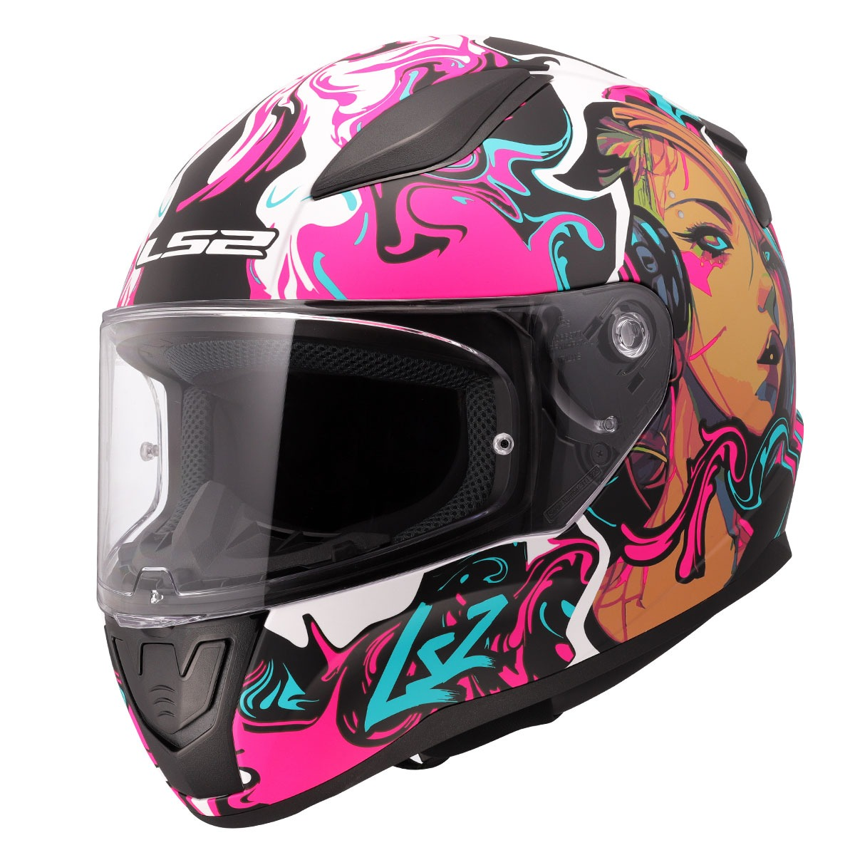 Ls2 Rapid 2 Cyberg Kapalı Kask Mat Mor
