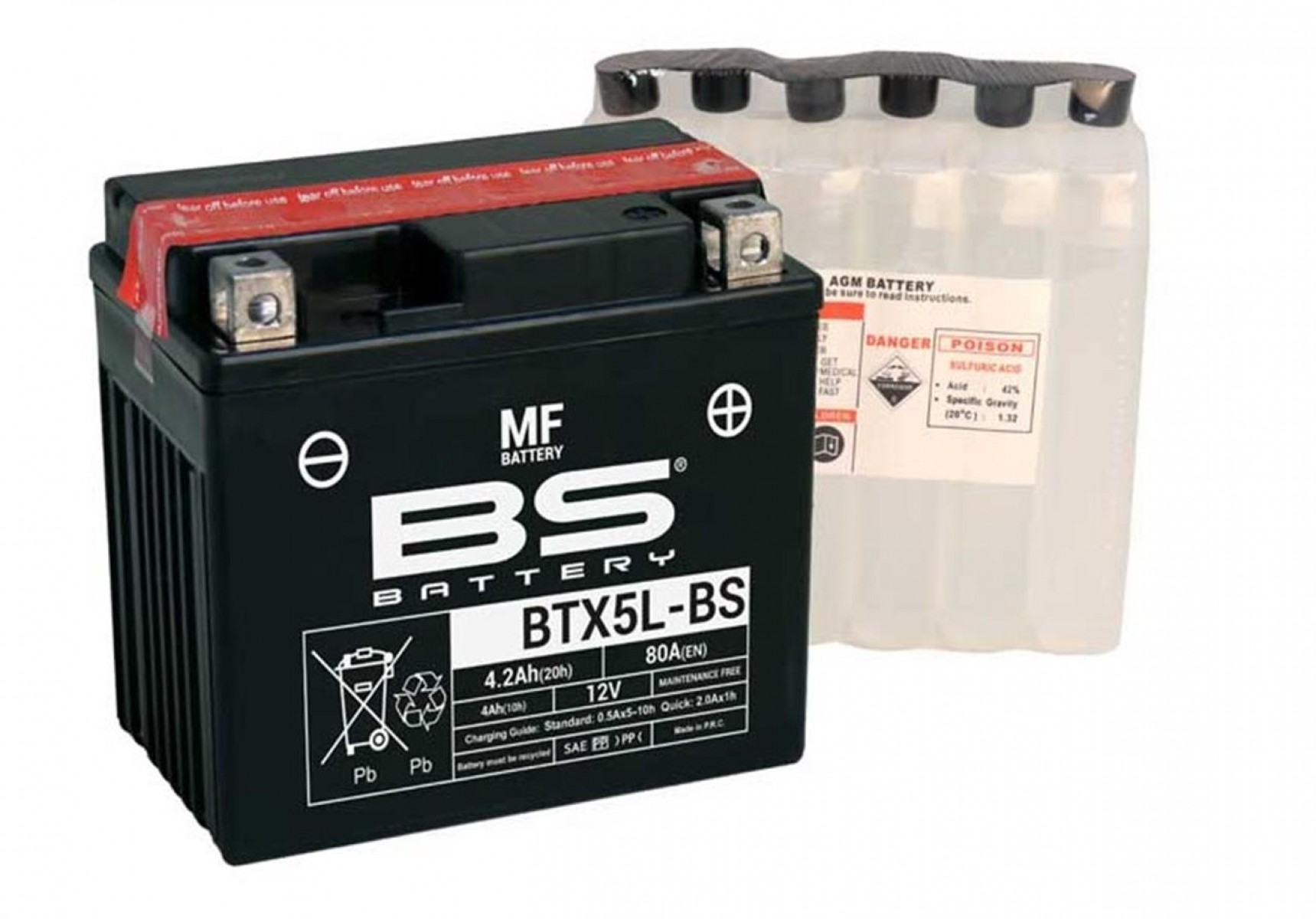 Bs Akü Btx5l-bs 2017-2024 Suzuki Gsx-s 125