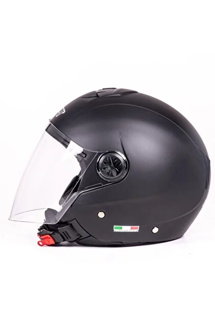 Sway Sw715 Yarım Yazlık Kask Mat Siyah